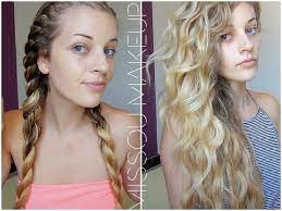 Another popular and effective way to get no heat curls for your short hair is with pin curls. What Will Loop Without Heat On Dry Hair Look Like In The Next 500 Years Dry Hair Heat Loop Years Wavey Hair Curls For Long Hair Wavy Hair Overnight