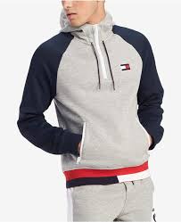 Tommy Hilfiger Men Big Tall Logo Graphic Hoodie Mens Sweatshirts Tommy Hilfiger Outfit Graphic Hoodies