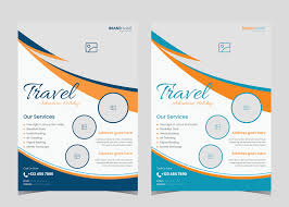 What type of business name suits your travel agency. Travel Flyer Template Travel Flyer Examples Travel Flyer Ideas Travel Agency Flyer Poster Template Travel Agency Promotional Flyer Poster Template 2628915 Vector Art At Vecteezy