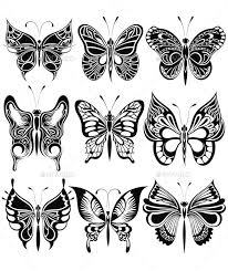 Butterfly Set Butterfly Drawing Butterfly Tattoo Designs Drawings