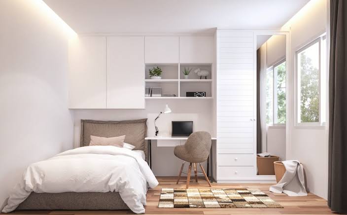 Small Bedroom Ideas Vertical Storage Solutions