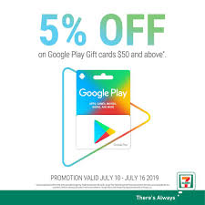 You can even give a google play music avoid gift card scams. Get 5 Off On Google Play Gift Cards 7 Eleven Singapore Facebook