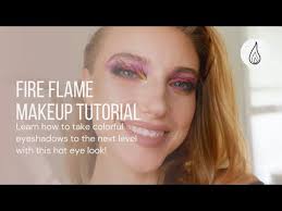 Fire Flame Eye Makeup