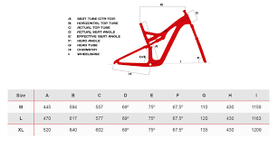 specialized mountain bike size chart specialized enduro