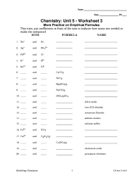 Here are the answer keys based on the different units that we have in class. Chemistry Unit 5 Worksheet 3 Fill Online Printable Fillable Blank Pdffiller