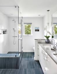 In this bathroom idea, we present you a combination of minimalist contemporary bathroom with a floating mid century vanity. 75 Beautiful Mid Century Modern Bathroom With Quartz Countertops Pictures Ideas April 2021 Houzz