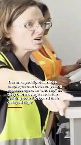 Spirit Airlines gate agent meltdown