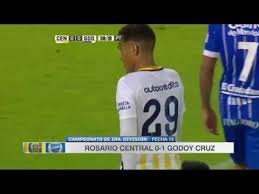 Rosario central has 40% to win against godoy cruz. Rosario Central Vs Godoy Cruz 0 1 Primera Division 2017 Goles Youtube