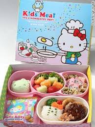 Too Cute Hello Kitty Plane Makes Maiden U S Flight Hello Kitty Kitty Kids Meals
