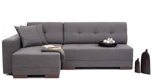 Corner Convertible Sofa Bed Grey Left Sitzgruppe Sofas Fur Kleine Raume Modernes Schlafsofa