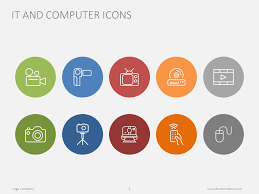 Information Technology Icons For Powerpoint Presentations Presentationdesign Slidedesign Computer Icon Data Visualization Tools Presentation Design