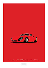 Image result for Rosso Chiaro Pin 1967 Alfa-Romeo