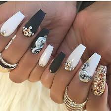 French ombre features ombre art in the classic french manicure colors of white and nude. Nail Trend Undertaker 113 Coffin Nail Styles To Die For