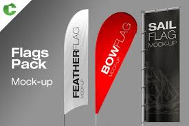 Flag Pack Mock Up Mockup Free Psd Mockup Psd Mockup Template