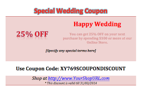 Browse through thousands of templates and download website and social media graphics for free or get prints in bulk. Wedding Coupon Template Coupon Templates