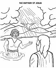 Plus, it's an easy way to celebrate each season or special holidays. Baptism Of Jesus Wph Coloring Page Sermons4kids