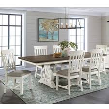 Dining room table & chair sets for sale. Intercon Drake Cottage 7 Piece Table And Chair Set With Storing Leaf Goffena Furniture Mattress Center Dining 7 Or More Piece Sets