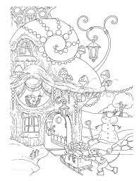 It helps so much for markers, gel pens, and watercolor pencils. Coloring Pages Christmas Coloring Pages For Adults New Nice Little Town Christmas 2 Adult Coloring Book Stress Christmas Coloring Pages For Adults Peak Coloring Home