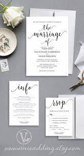 Printable Modern Calligraphy Wedding Invitation Diy Wedding Invitatio Wedding Invitations Diy Diy Wedding Invitations Templates Wedding Invitation Card Design