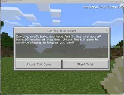 To get minecraft for free, you can download a minecraft demo or play classic minecraft in creative mode in a web browser. Mcpe 34129 Unlock Full Game Not Working In Win 10 Trial Jira