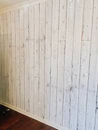 If you have a stone or brick fireplace, you can easily panel the interior of your chimney using a shiplap style with locking boards. Diy Faux Shiplap Wall A Step By Step Tutorial She Gave It A Go