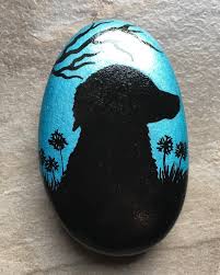 Black And Blue Stones Paintingrocks Paintingstones Malerpasten Stone Hobby Colour Stoneart Stonepainting Rockpainting Dog Love Natur Stone Art Stone Painting Rock Art