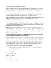 Aplikasi integral dalam kehidupan → aplikasi integral integral dapat diaplikasikan ke dalam banyak hal. Aplikasi Hitung Diferensial Pdf