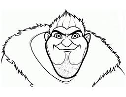 American dad coloring pages printable. Meet Grug The Over Protective Dad In The Croods Coloring Page Kids Play Color