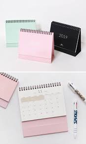 2021 Desk Calendar M 4colors Pink Calendar Simple Etsy Pink Calendar Coloring Calendar Desk Calendar Simple