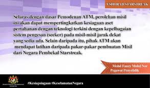 Terhadap teror kepada pegawai, penyelidik atau penyidik kpk dalam melaksanakan tugas, yudi menilainya sebagai teror terhadap pemberantasan korupsi. Mindef Malaysia On Twitter Pandangan Pegawai Penyelidik Berkenaan Senjata Vshorad Starstreak Kesiapsiagaan Keselamatannegara Https T Co 8neihoxv0n
