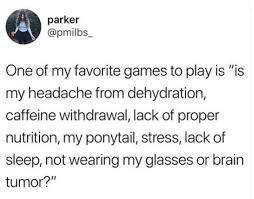 Headache Causes Tumblr