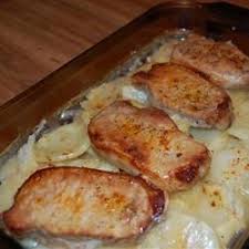 Pork Chops And Scalloped Potatoes Recipe Scalloped Potatoes And Pork Chops Recipe Scalloped Potato Recipes Recipes