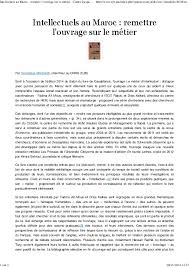 Alors que selon l'expression de jacques chirac, notre maison brûle, certains en sont encore, à ne pas réaliser qu'ils ont le feu au cul, et ne voient donc. F Ait Mouss Et Driss Ksikes Le Metier D Intellectuel Dialogue Avec Quinze Penseurs Du Maroc Dominique Marchetti Academia Edu