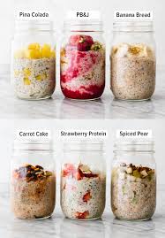Calories per serving of basic overnight oats. Easy Overnight Oats 6 Amazing Flavors Downshiftology