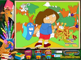 This section contains numerous printable coloring sheet relating to nature and wildlife, united states history, geography, space, and other science topics. Dora The Explorer Online Coloring Page Online Game