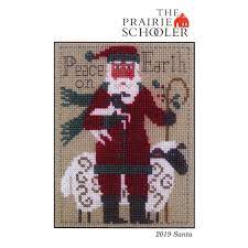 Check spelling or type a new query. 2019 Schooler Santa Cross Stitch Pattern The Prairie Schooler Fat Quarter Shop