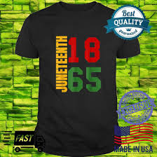 Size down for a fitted look. Black Proud African American For Juneteenth Shirt