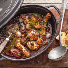 Coq Au Vin Franzosischer Eintopf Rezept Coq Au Vin Rezepte Coq Au Vin Rezept