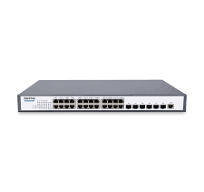 S5300-24T6X, 24-Port Gigabit Ethernet Managed L3 Switch, 24x 1G RJ45 Ports,  with 6x 10G SFP+ Uplinks, Support Stacking