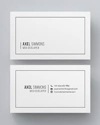 35 Minimal Modern Business Card Templates Business Card Design Creative Business Card Design Simple Business Card Fonts