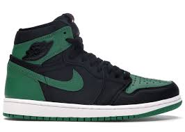 Black Pine Green White Jordan 1 Jordan 1 Retro High Pine Green Black In 2020 Air Jordans Jordan 1 Retro High Jordan Shoes Girls