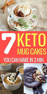 7 Easy Yet Wonderfully Delicious Keto Mug Cakes Keto Mug Cake Low Carb Mug Cakes Keto Chocolate Mug Cake