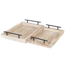Global caravan™ wooden hexagon drink table. Decorative Trays Home Accents The Home Depot
