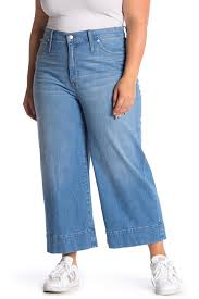 madewell wide leg cropped jeans plus size nordstrom rack