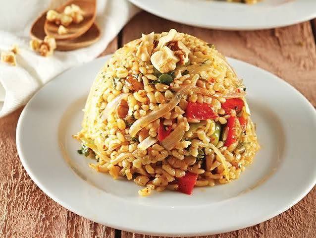 Walnut Bulgur Pilaf