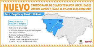 Enero de 2021 calendario imprimible. Cronograma De Cuarentena Por Localidades Conoce Los Cambios Bogota Gov Co