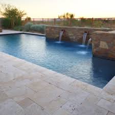 Pool edging / stair treads. Ivory Beige Travertine Pool Coping Qdi Surfaces