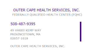 The nearest site for asymptomatic testing is carewell urgent care in dennis. 1841384013 Npi Number Outer Cape Health Services Inc Provincetown Ma Npi Registry Medical Coding Library Www Hipaaspace Com C 2021