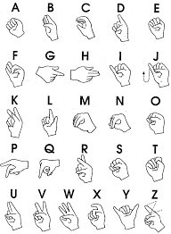 Black And White Free Printable Sign Language Alphabet Printable Sign Language Charts Activity Shelter Sign Language Alphabet Sign Language Words Sign Language Chart