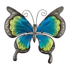 Hand cut from recycled steel drums and hand painted by our team of haitian artists. Gold Butterfly Wall Decor Wayfair